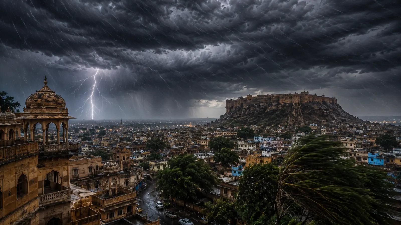 Weather: राजस्थान के 7 जिलों में तेज आंधी-बारिश का अलर्ट, 30-40 किमी ...