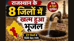 राजस्थान के 8 जिलों में भूजल खत्म, भविष्य की FD तोड निकाला जा रहा पानी, 27 जिलों में स्थिति बेहद गंभीर