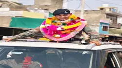 सवाई माधोपुर के अग्निवीर रामवीर गुर्जर का शानदार स्वागत, 4KM लंबा जुलूस निकला